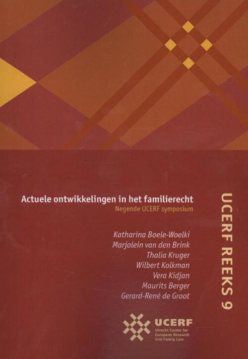 Actuele ontwikkelingen in het familierecht - Katharina Boele-Woelki - Paperback (9789069166087) Top Merken Winkel